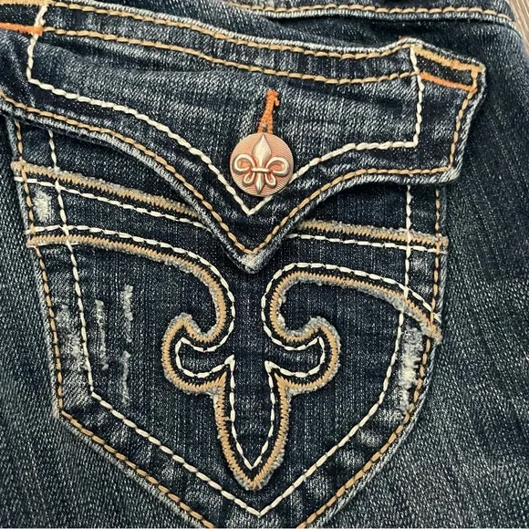 Rock Revival Patti Bootcut jeans Size 27 Dark Wash - Picture 10 of 13